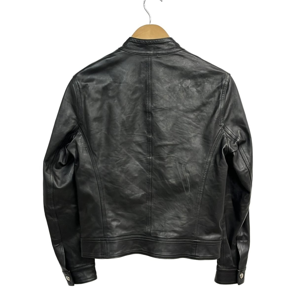 たかボー】美品値下不可 EMMETI シングルライダース サイズ44 EMMETI