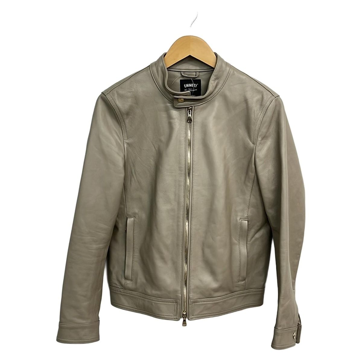 EMMETI(エンメティ) ライダースジャケット サイズ44 L メンズ美品