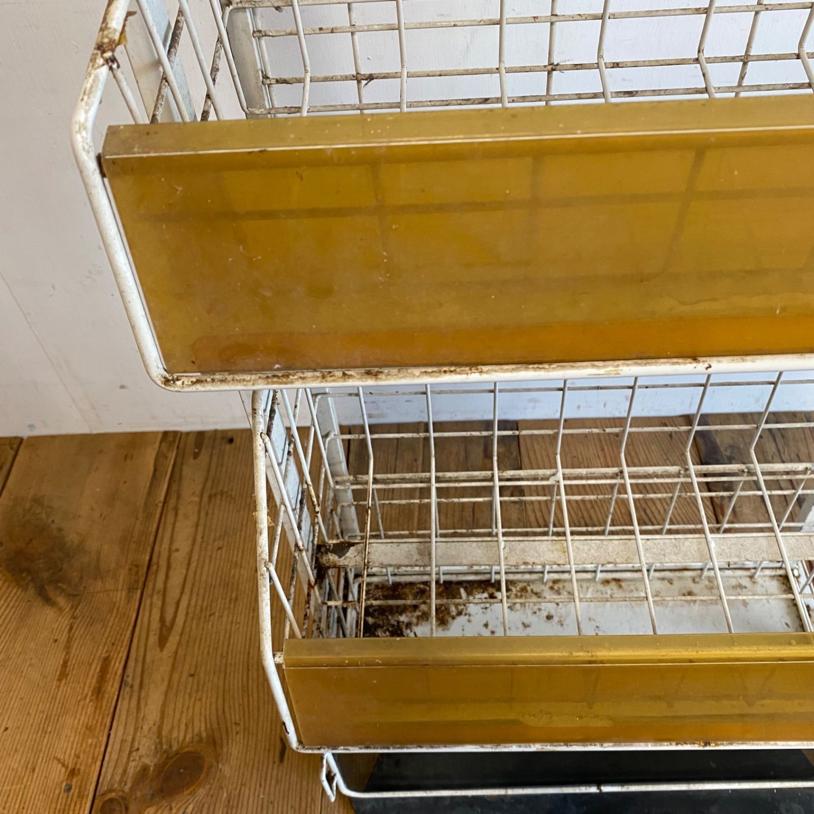 ヴィンテージ TOSHIBA 陳列棚 スチールラック 店舗什器 レトロ y520