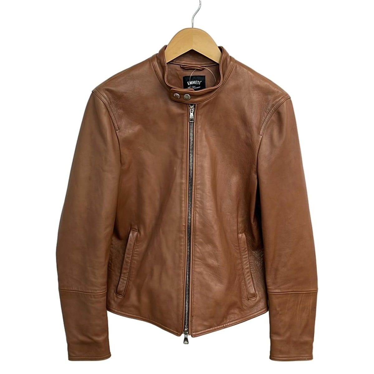EMMETI(エンメティ) ライダースジャケット サイズ44 L メンズ美品