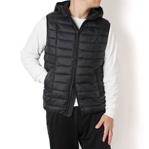 25AWモデル ディーゼル DIESEL 中綿ベスト W-TEMPLE【ブラック