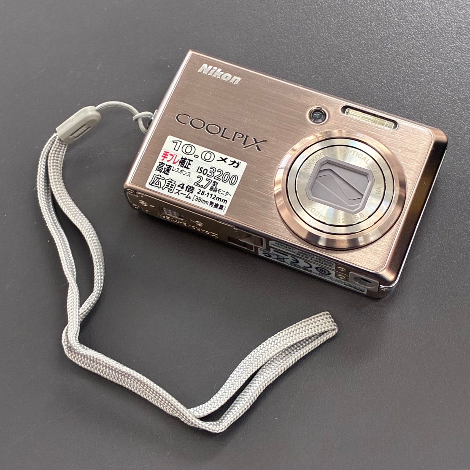 動作確認済】美品 ニコン NIKON COOLPIX S600 コンパクトデジタル