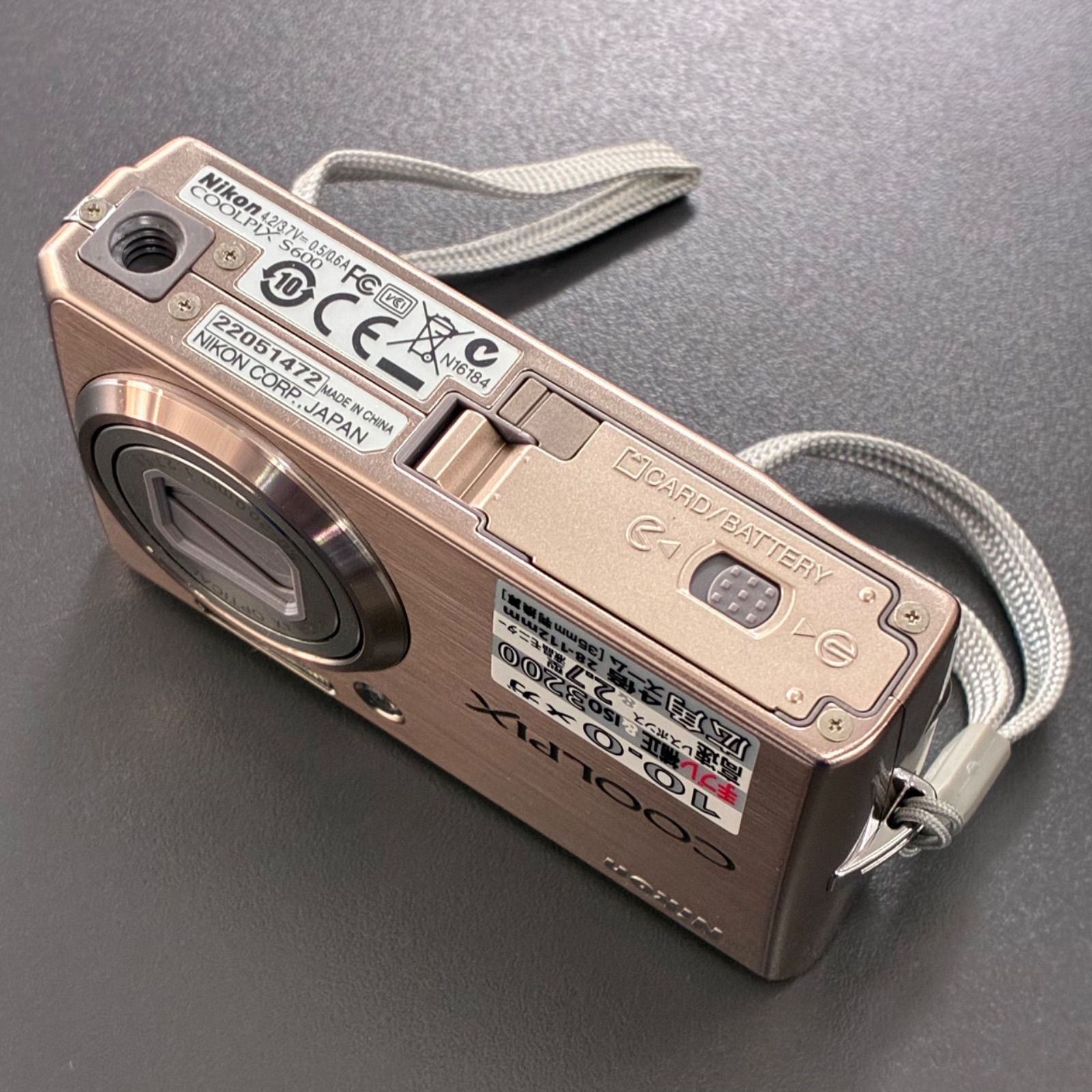 動作確認済】美品 ニコン NIKON COOLPIX S600 コンパクトデジタル
