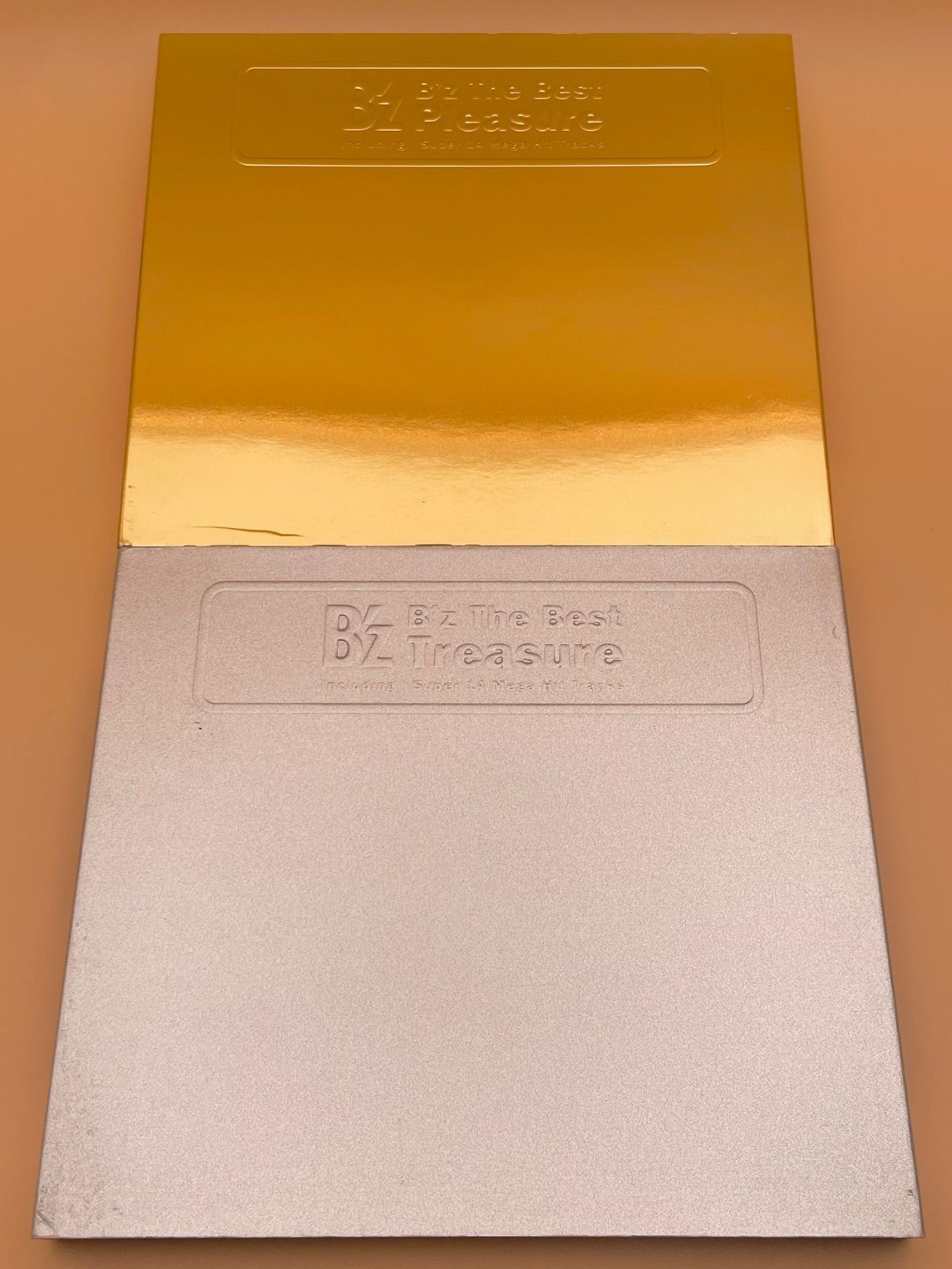 B′z CD 2枚セット 金 銀 Pleasure Treasure ベスト アルバム BEST