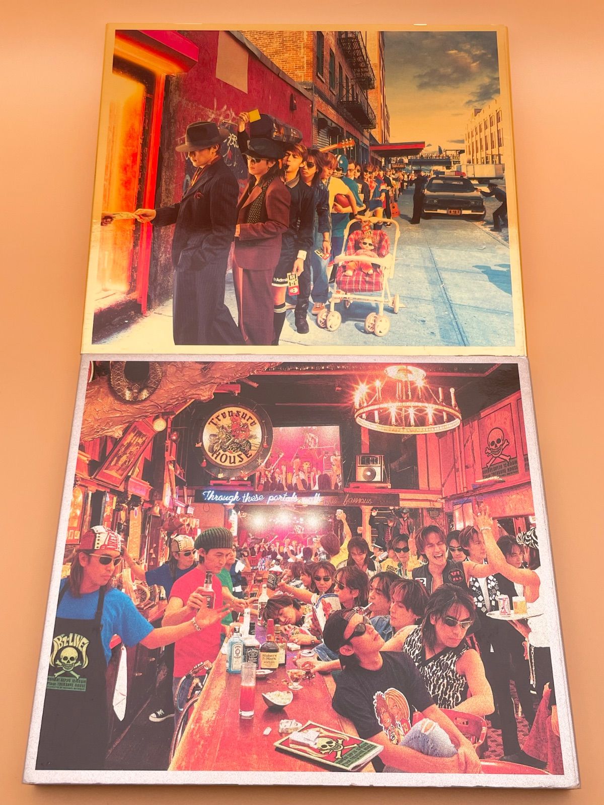 B′z CD 2枚セット 金 銀 Pleasure Treasure ベスト アルバム BEST