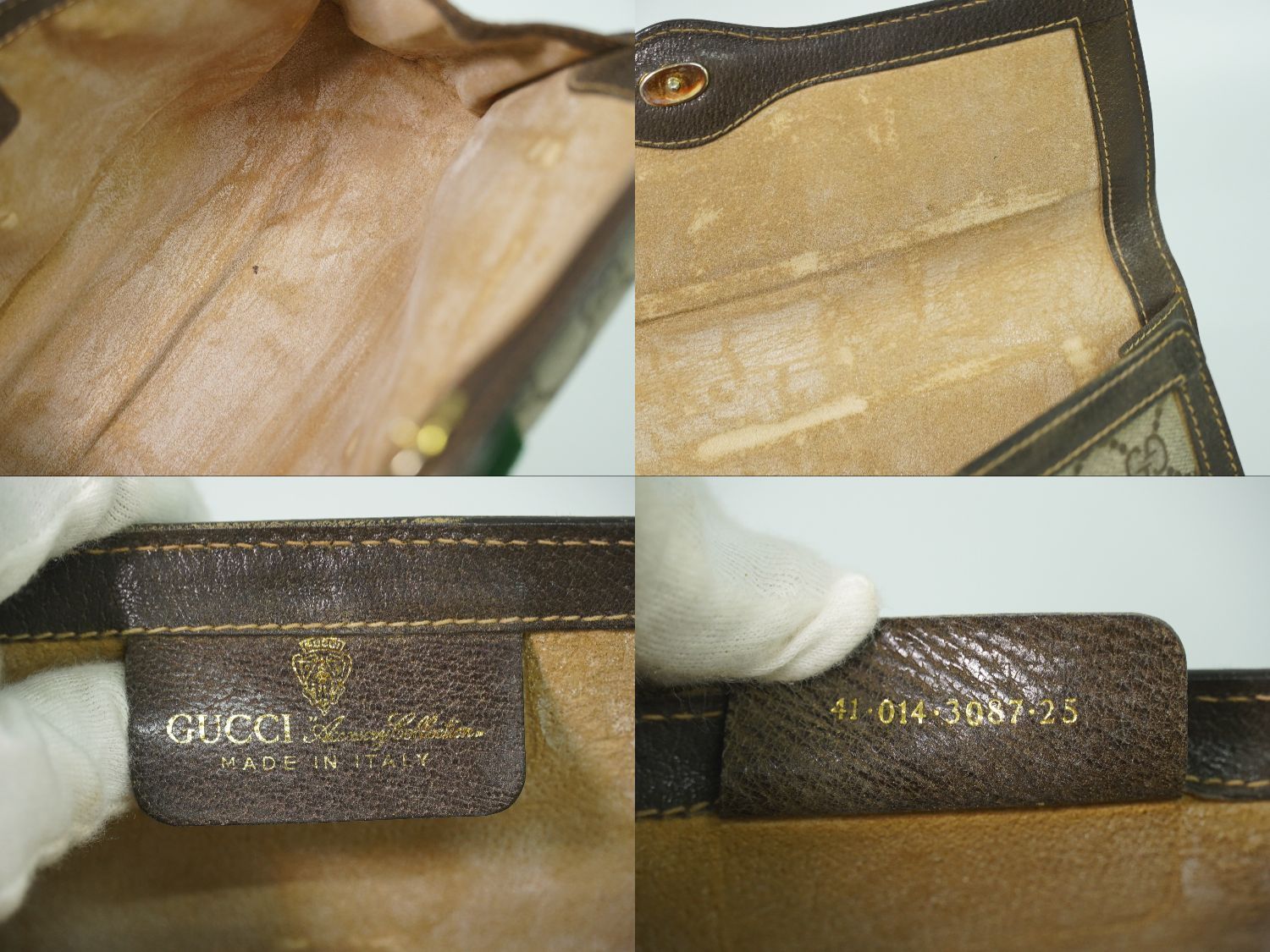 本物 グッチ GUCCI オールドグッチ シェリーライン GGスプリーム