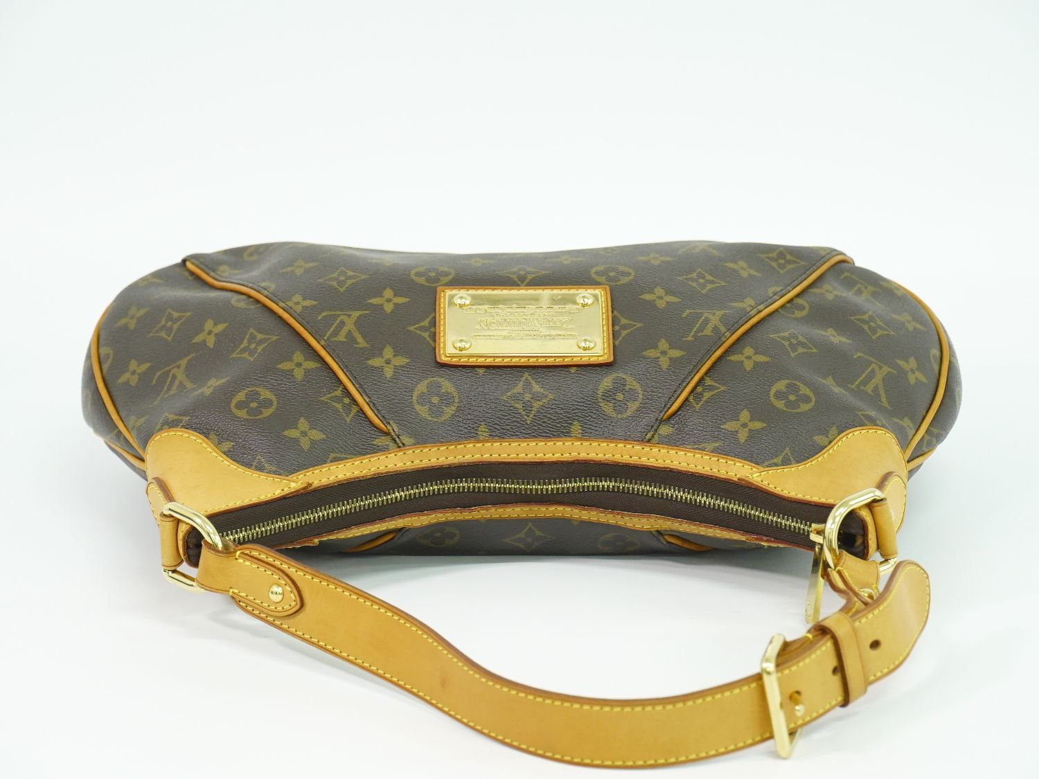 本物 ルイヴィトン LOUIS VUITTON LV テムズ PM モノグラム ショルダーバッグ ハンドバッグ ブラウン M56384 Thames ビトン バッグ 中古 本物 ルイヴィトン LOUIS VUITTON LV テムズ PM モノグラム ショルダー