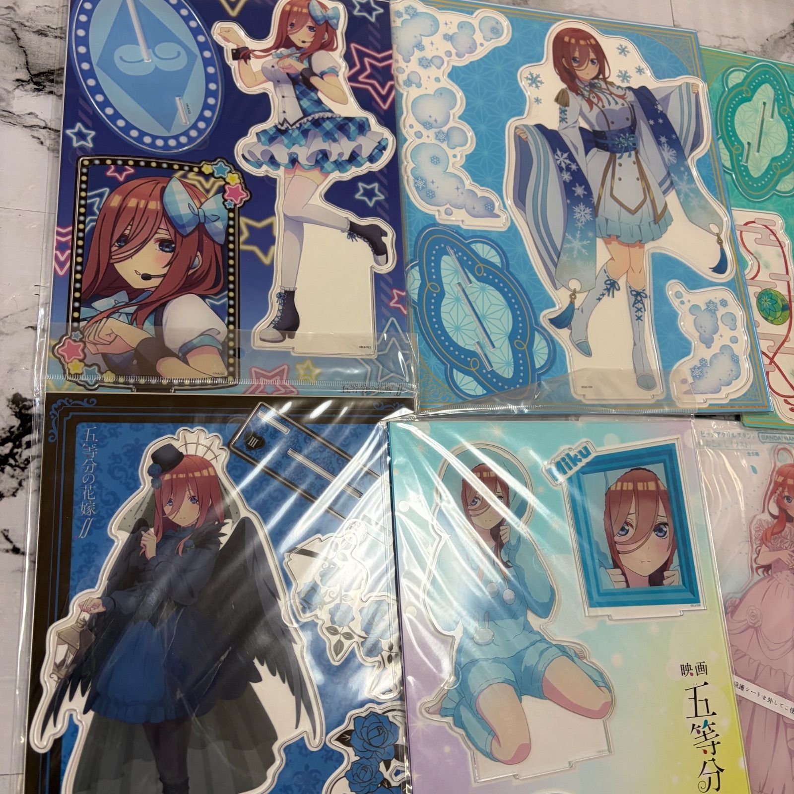 五等分の花嫁 BIG 大きめ アクリルスタンド アクリルパネル まとめ売り 