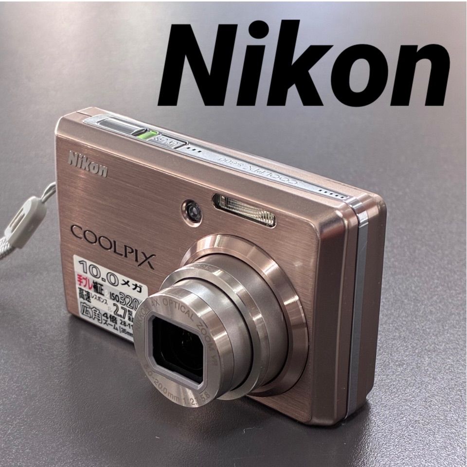 動作確認済】美品 ニコン NIKON COOLPIX S600 コンパクトデジタル