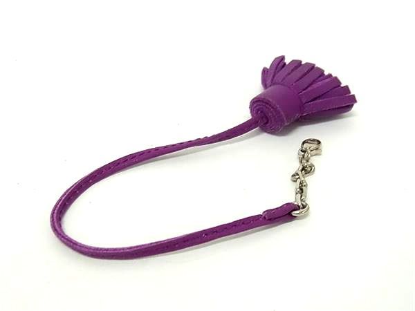 □極美品□ HERMES エルメス カルメンチータ レザー シルバー金具 ミニ