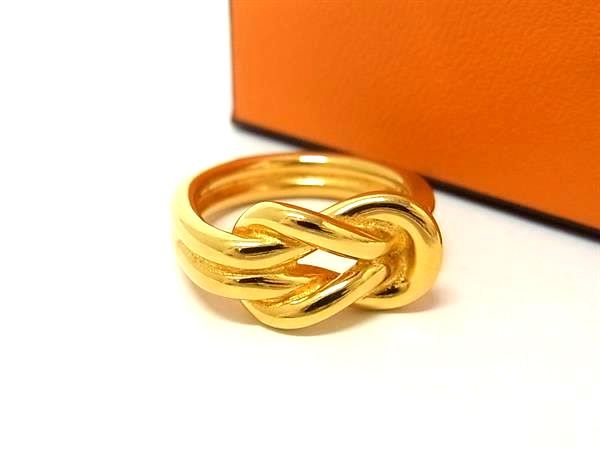 □美品□ HERMES エルメス アタメ スカーフリング スカーフ留め