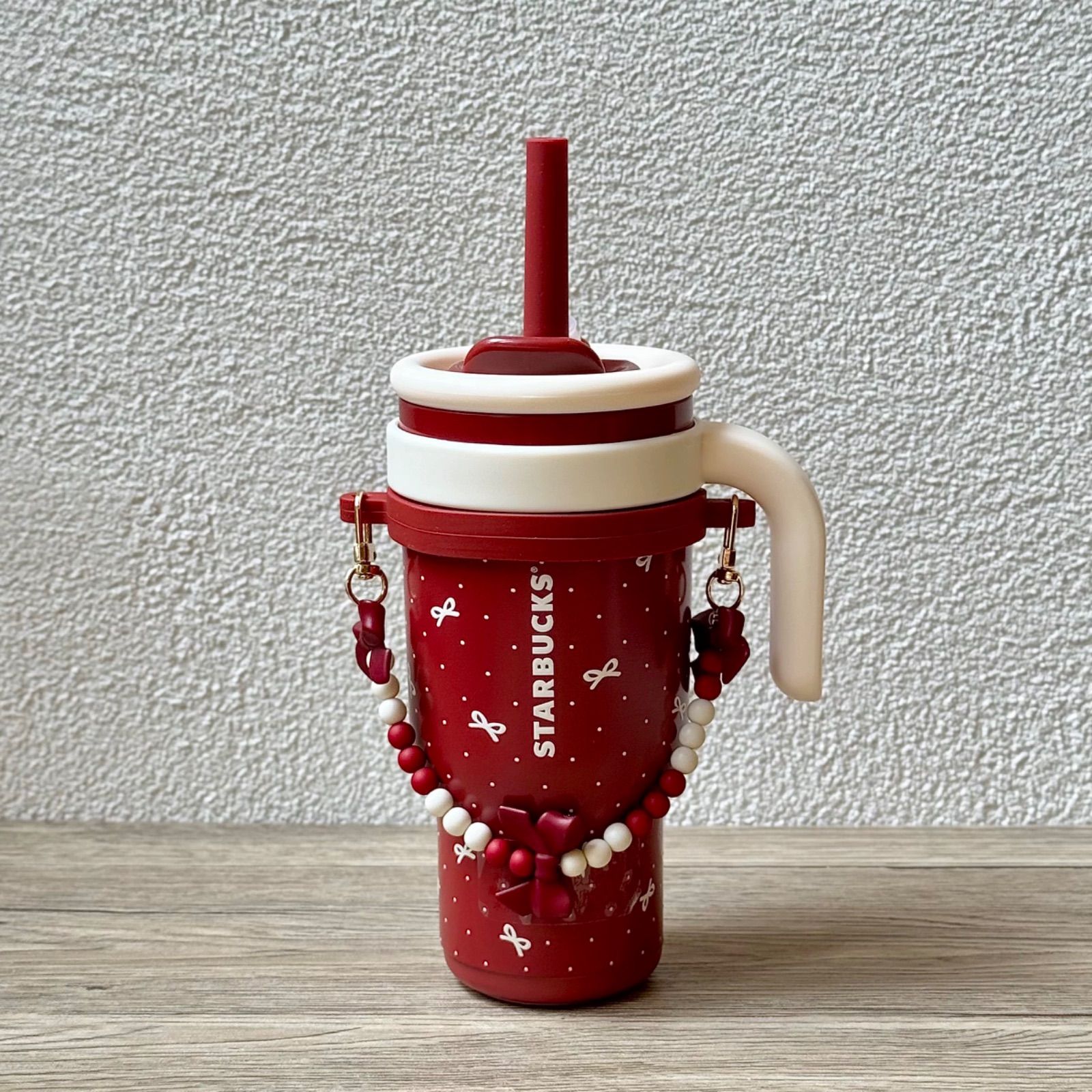 スターバックス ホリデー クリスマス ベアリスタ リボン ステンレス 