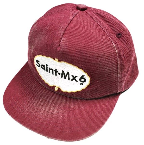 新品 SAINT MICHAEL セントマイケル 25SS 日本製 5PANEL CAP / EAT ME