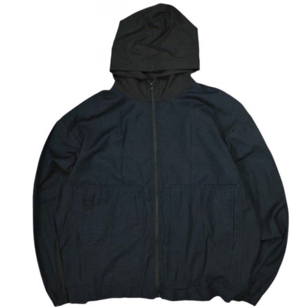CHANGES チェンジーズ 日本製 Remake Hoodie(Slacks Type) リメイクフーデッドジャケット Free BLACK/NAVY パーカー ブルゾン アウター【中古】【CHANGES】 CHANGES チェンジーズ 日本製 Remake Hoodie(Slacks Type) リメイク