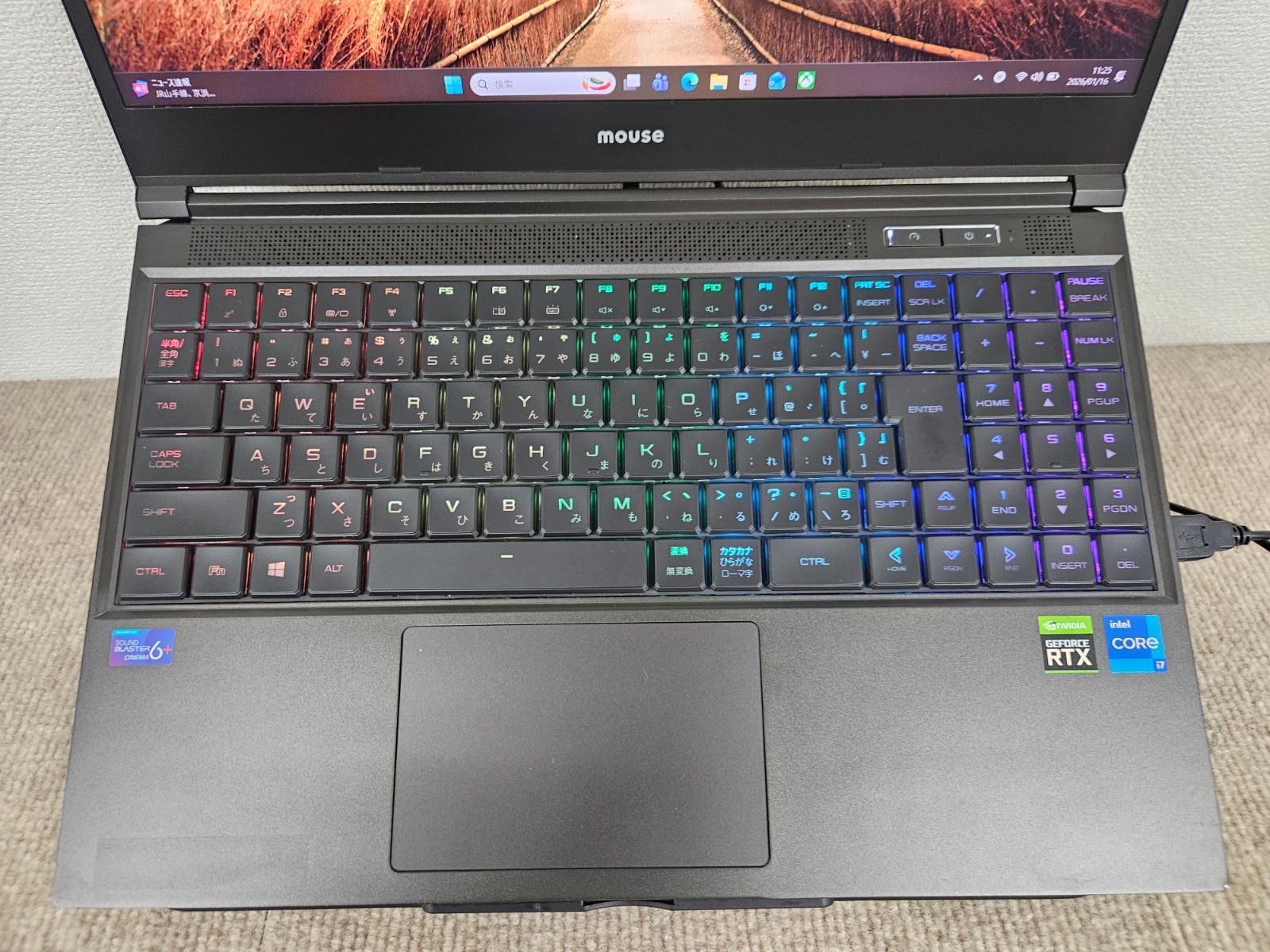 RTX3070 G-Tune H5 プレミアム ゲーミングノート i7 32GB 1TB SSD 