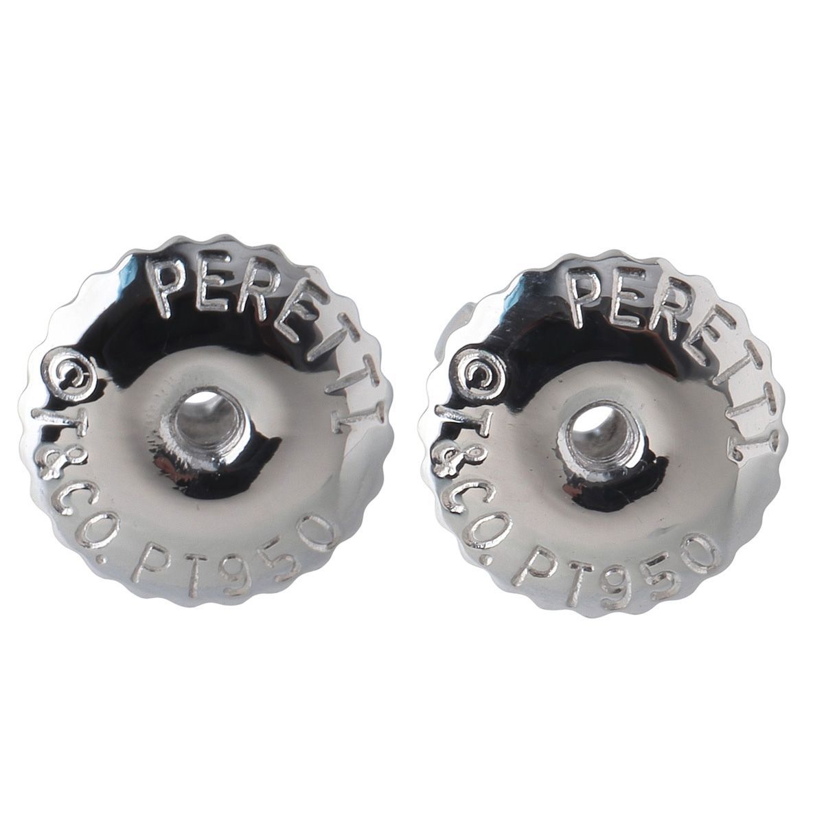 ティファニー ダイヤ ピアス バイザヤード 枠4.1mm PT950 スクリュー