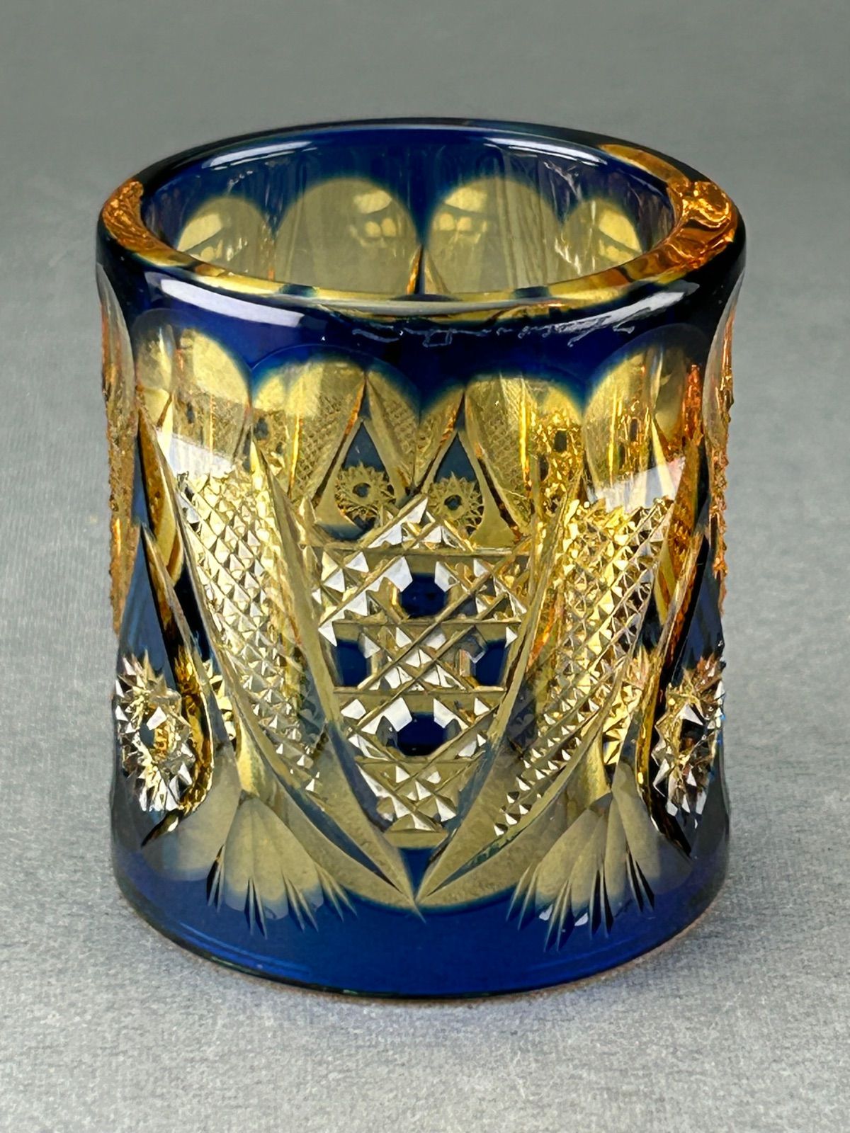 幽玄】黒木国昭 二色 被せガラス 蓋置 共箱 硝子 茶道具 茶器 - メルカリ