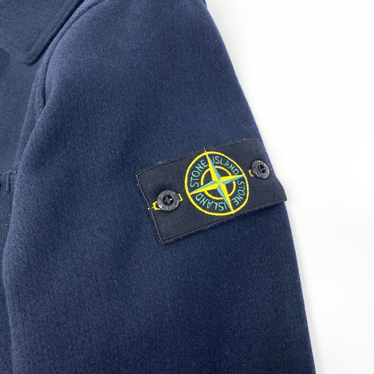 ストーンアイランド　ジャケット　シャツ 85a16 STONE ISLAND ストーンアイランド 2023AW メルトンウール シャツ