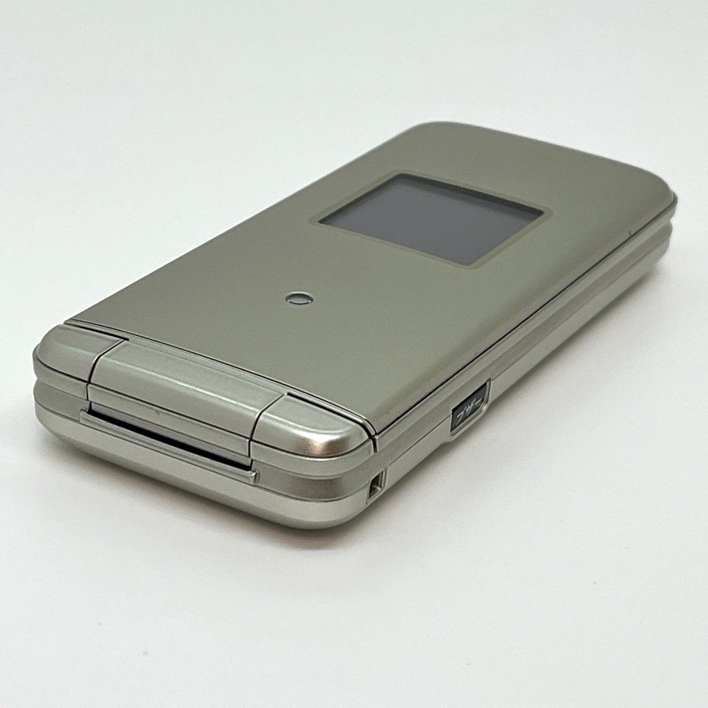 良品】かんたんケータイ KYF41 au SIMロック解除済 4G LTE シャンパン