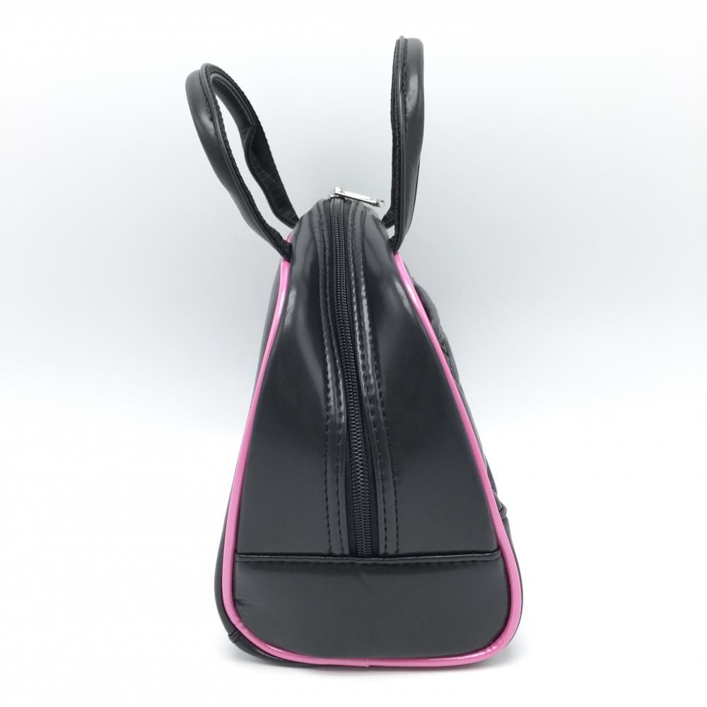 超美品】キャロウェイ カートバッグ 黒×ピンク 内外ポケット ゴルフ