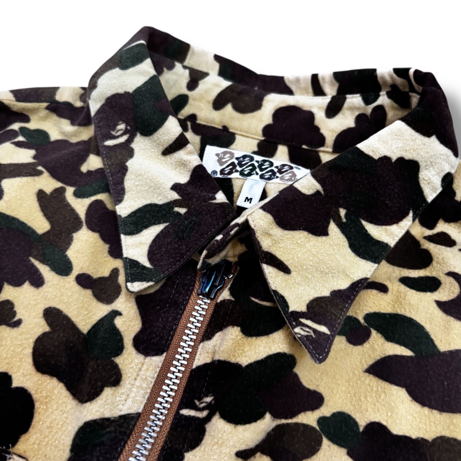 A Bathing Ape カモフラージュ ハーフジップ フリース A Bathing Ape カモフラージュ ハーフジップ フリース A Bathing Ape