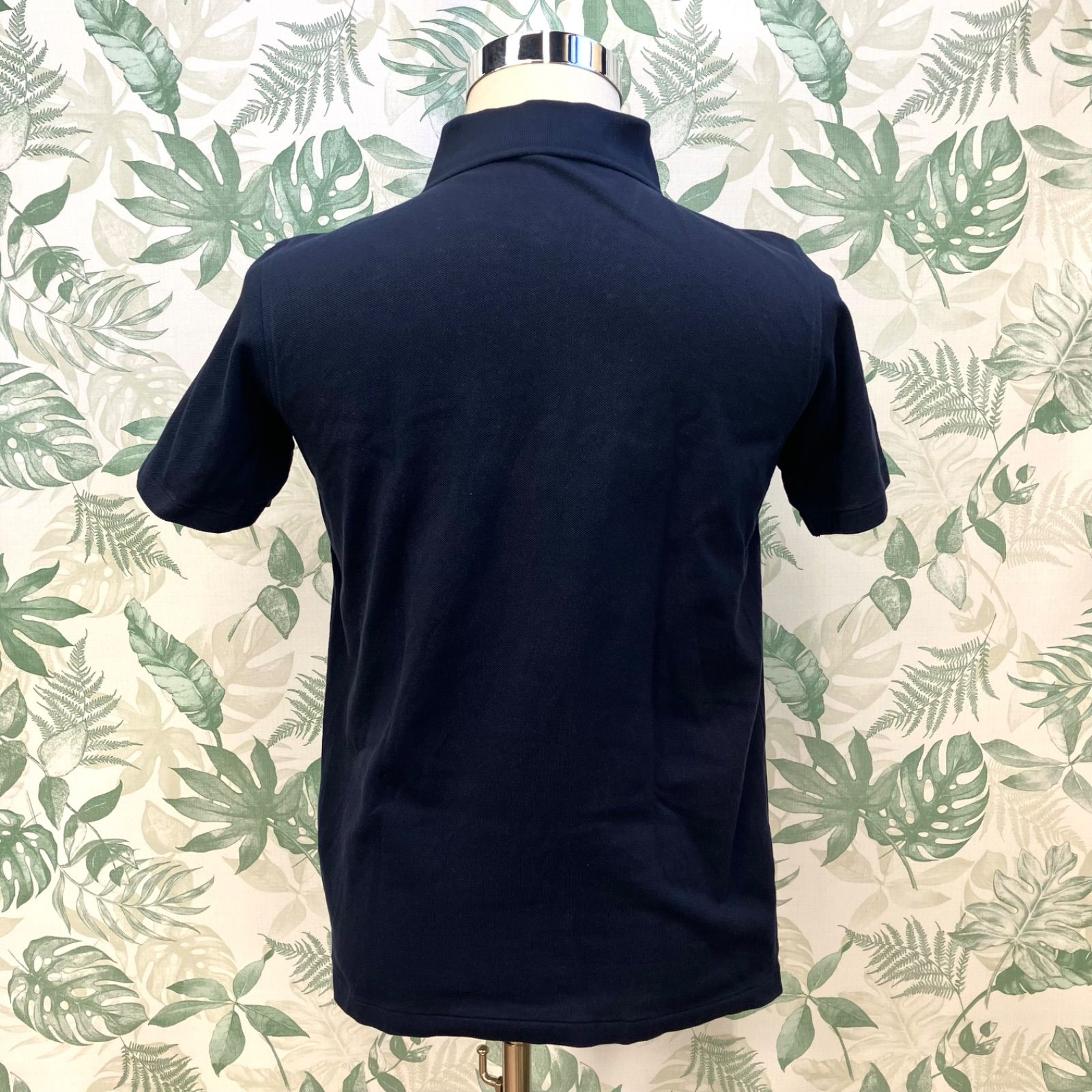 GR1431 Paul Stuart ポールスチュアート 半袖 ポロシャツ L ネイビー