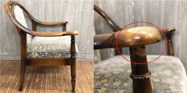 ss7338 【中古】札幌市内・札幌近郊 引取限定 カリモク アームチェア