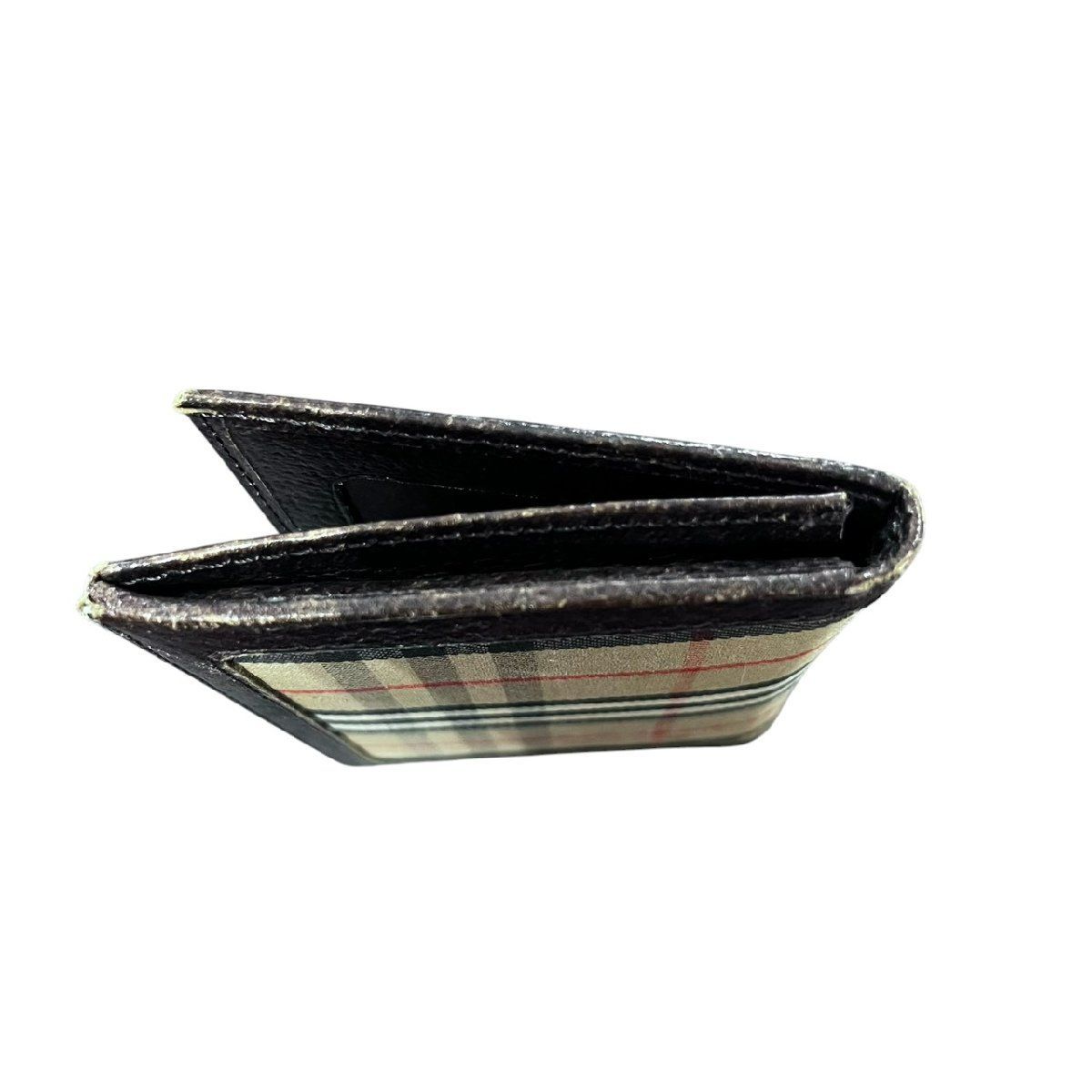 BURBERRY 名刺入れ パスケース ノバチェック 黒