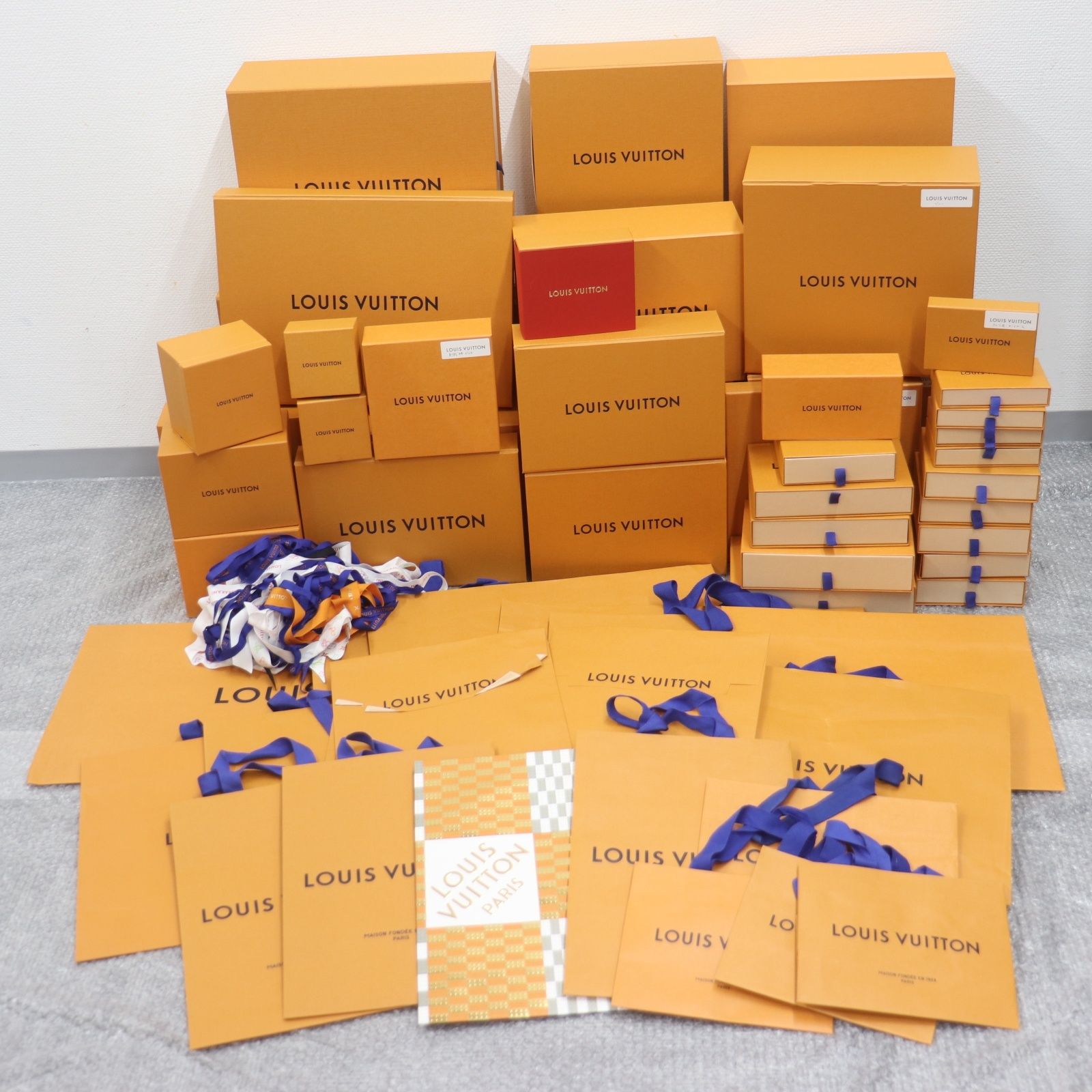 ITH0L3ZCCT4G LOUIS VUITTON BOX 空き箱 ショッパー 純正 紙袋 リボン