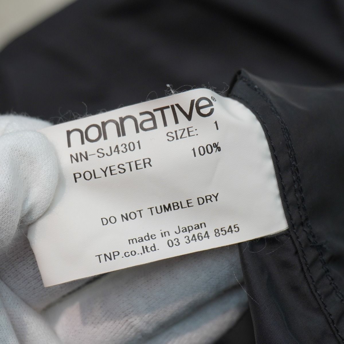 23AW nonnative ノンネイティブ OFFICER STAND COLLAR SHIRT NN-SJ4301