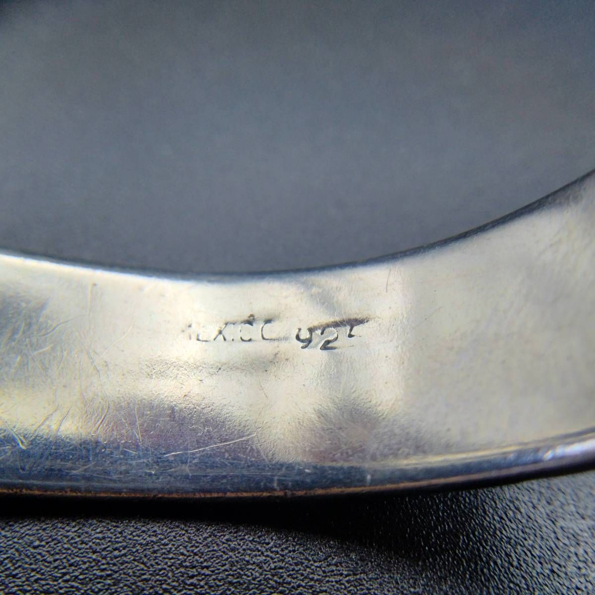 ヴィンテージ　メキシコ製 編み込み カフ シルバー ブレスレット 925 カフ1 メキシコ 925 シルバー フルーテッドストライプ ビンテージ シルバー