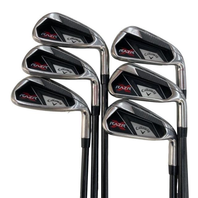 中古】 キャロウェイ RAZR X 6S アイアンセット IR RAZR X SERIES 60i