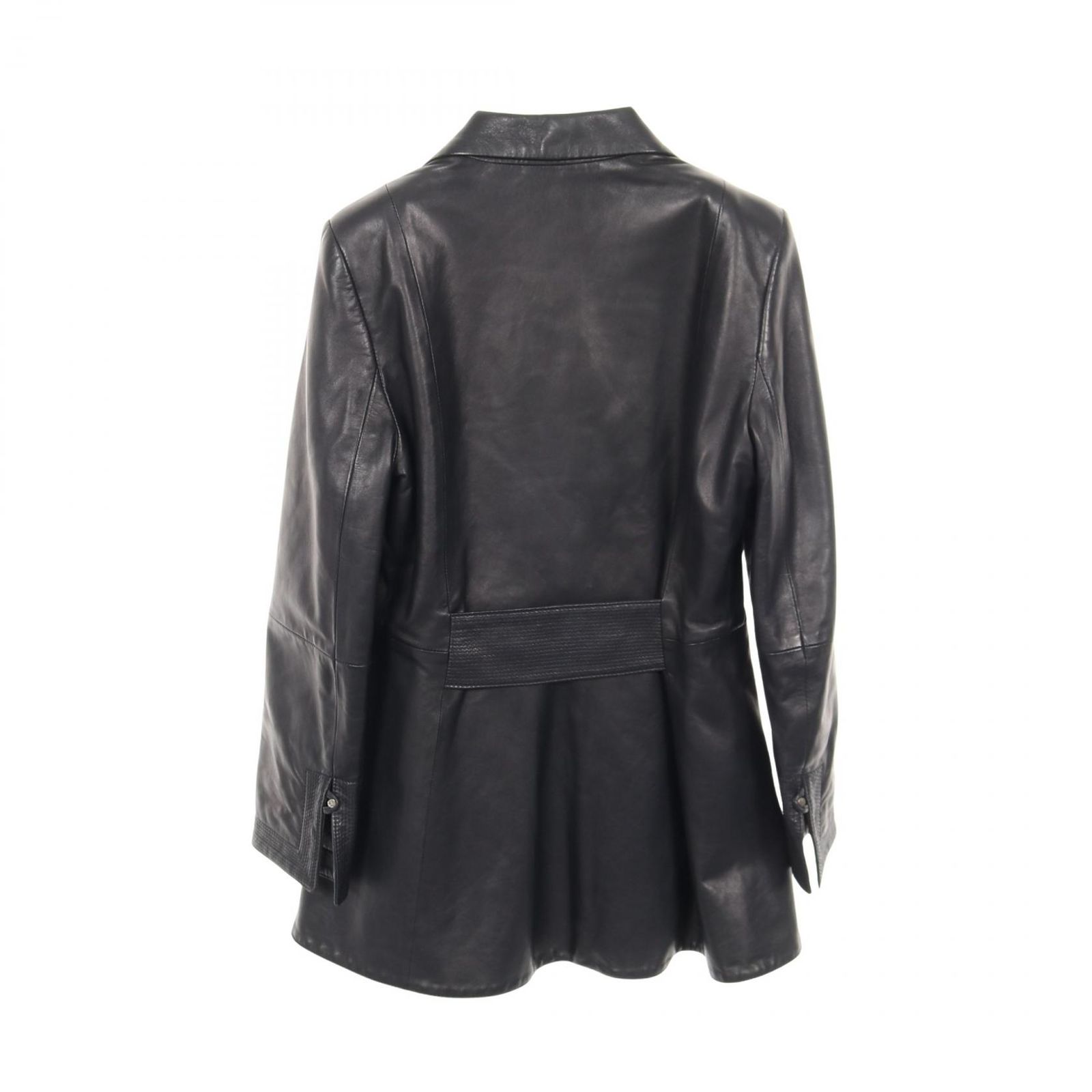 ジョルジオアルマーニ GIORGIO ARMANI 革ジャン ブラック その他