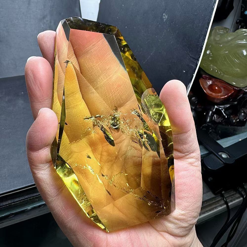 AAAAAAAAAA級【金運UP】☆天然シトリン原石B0105/YS/1021520/499A