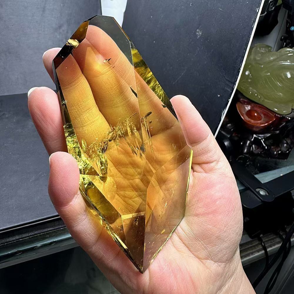 AAAAAAAAAA級【金運UP】☆天然シトリン原石B0105/YS/1021520/499A