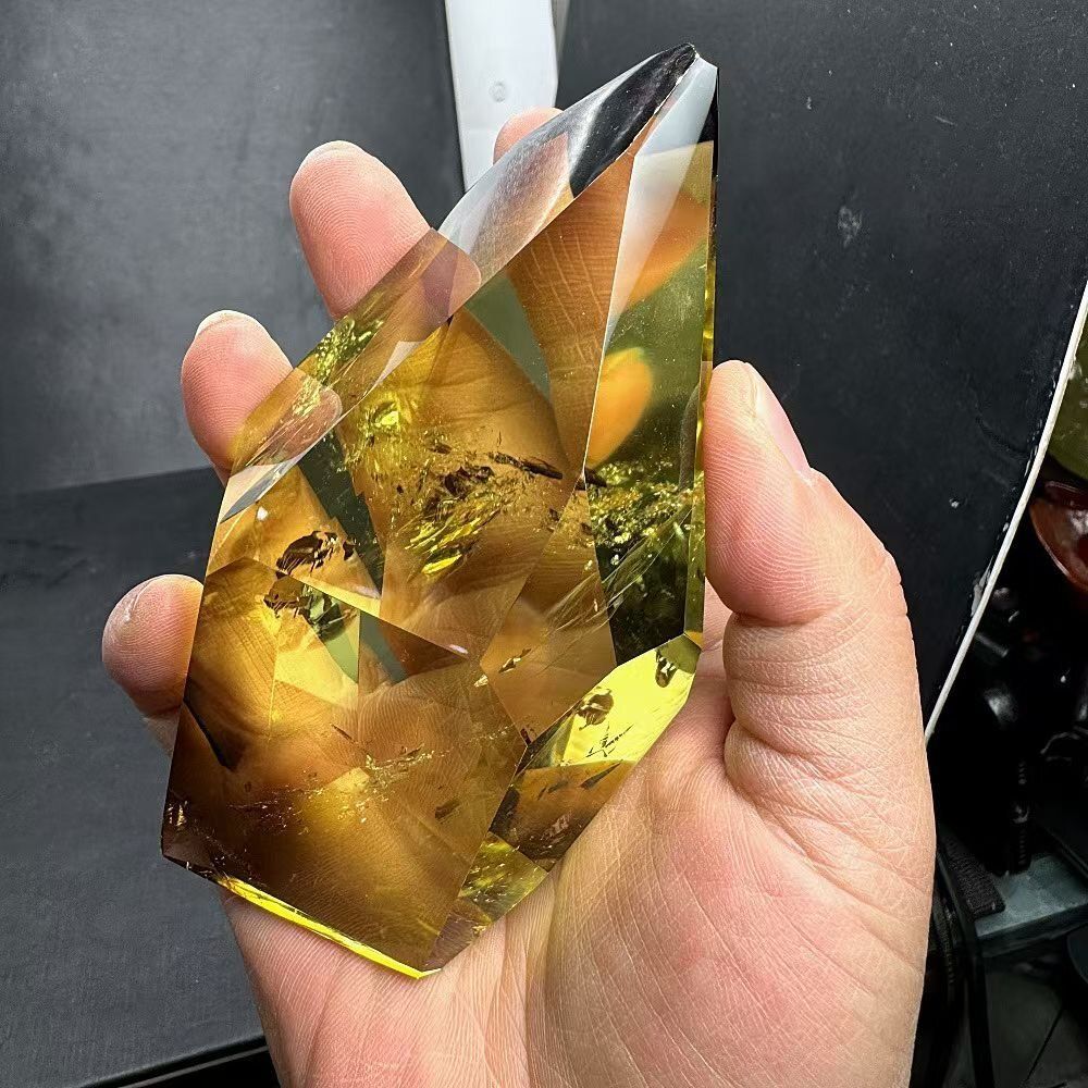 天然シトリン原石B0105