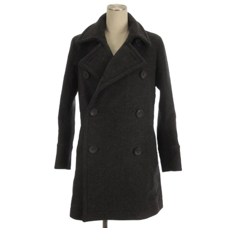 ザ リラクス THE RERACS ピーコート ダブル ウール グレー 1 □TC