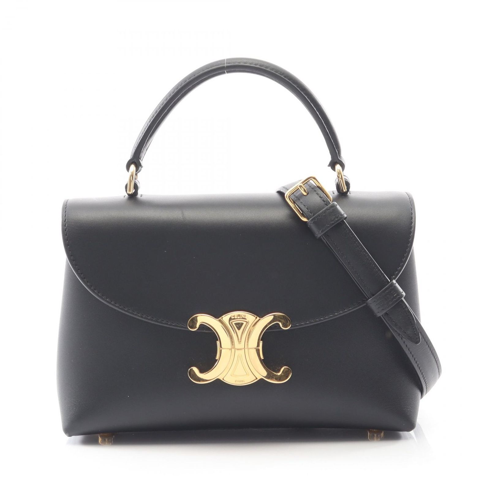セリーヌ CELINE ハンドバッグ ティーン ニノ 118113FXK.38NO ブラック 