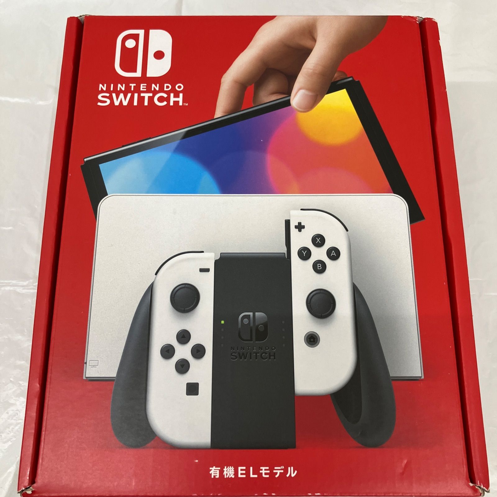 ♥品 Switch本体有機EL Joy Conホワイト PD 1018 f 090