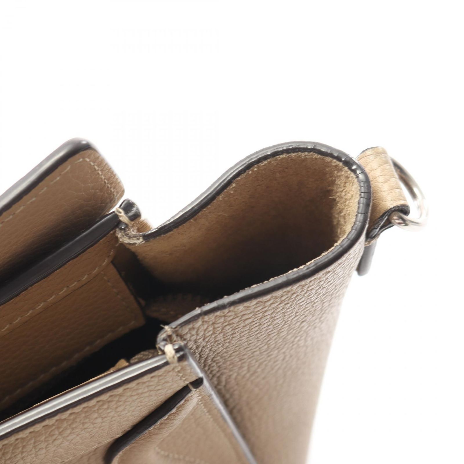 訳あり✨セリーヌ　ナノショッパー　ハンドバッグ　ラゲージ　ベージュ　レザー セリーヌ CELINE ハンドバッグ ラゲージ ナノショッパー ベージュ