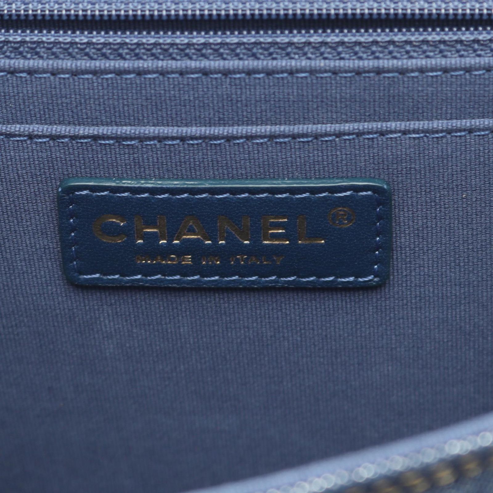 シャネル CHANEL ショルダーバッグ マトラッセ AS3932 デニムブルー