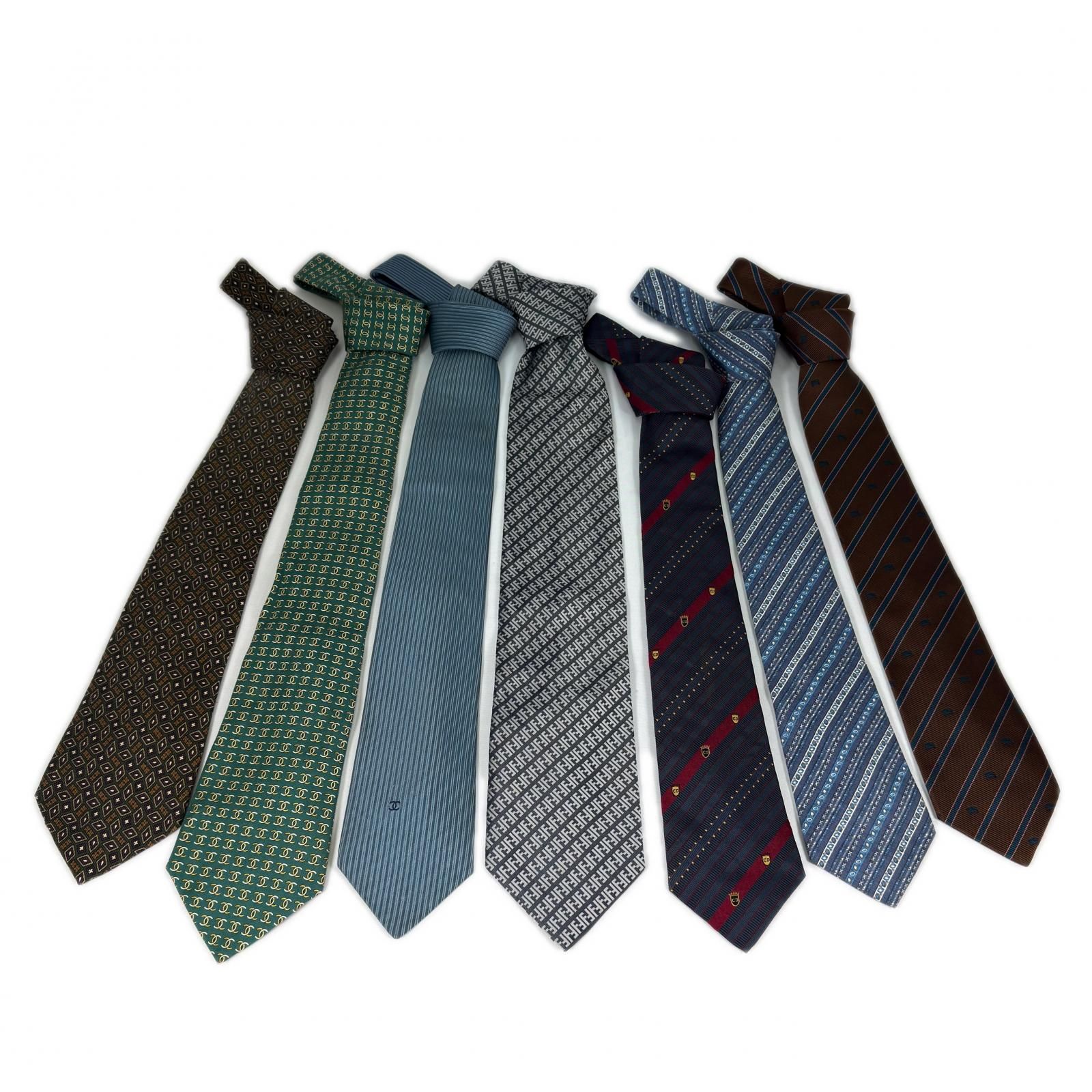 CHANEL & dunhilka & Givenchy ネクタイ 4本セット 本物保証 ネクタイ