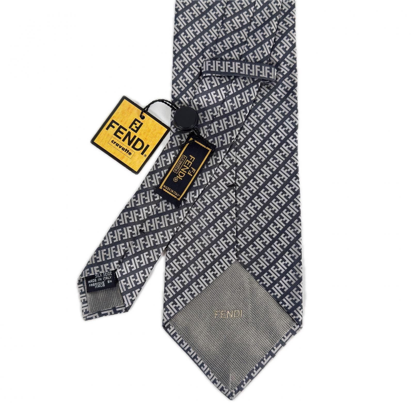 FENDI ロゴパターン ネクタイ 箱付き 本物保証 ネクタイまとめ 7本セット CHANEL シャネル YSL イヴ・サン