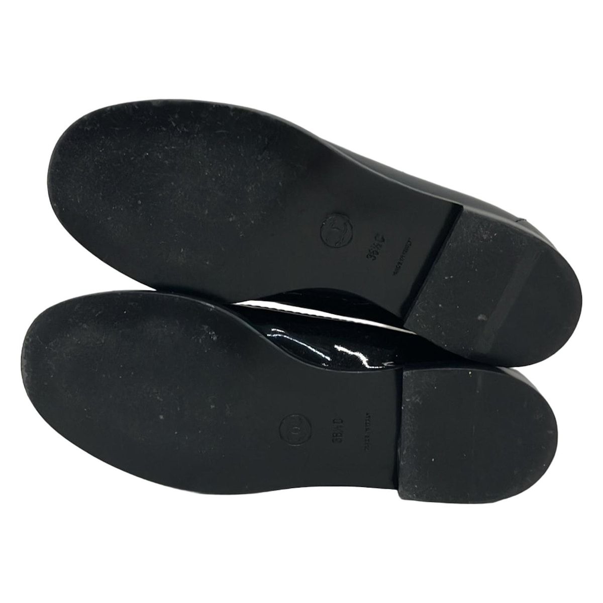 CHANEL(シャネル) ローファー 36 1/2 C レディース - G25949 黒 ココ