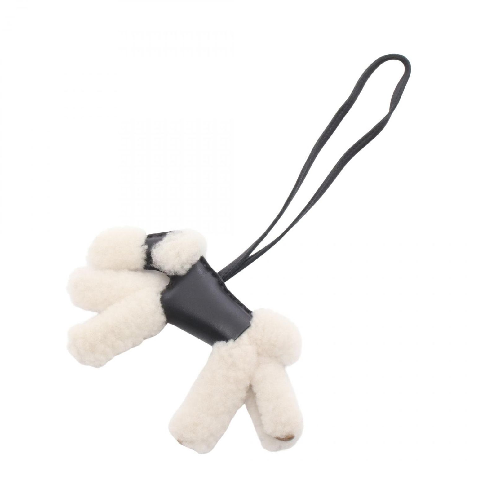 エルメス HERMES チャーム バディチャーム ブラック ムートン バディ