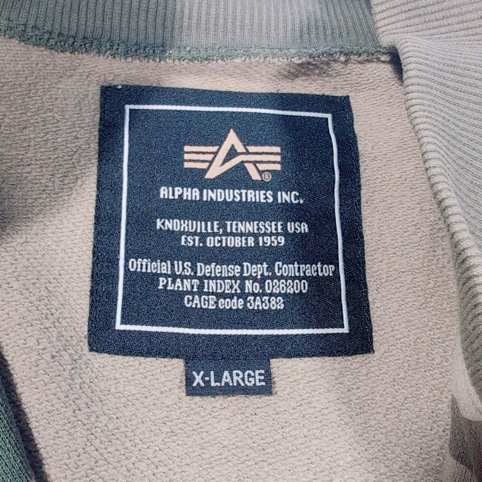 ALPHA INDUSTRIES MA-1 フライトジャケット スウェット カモフラ 迷彩