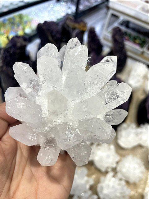 ☆超綺麗高透明度水晶クラスターB89C6/163C20CA 超綺麗高透明度水晶