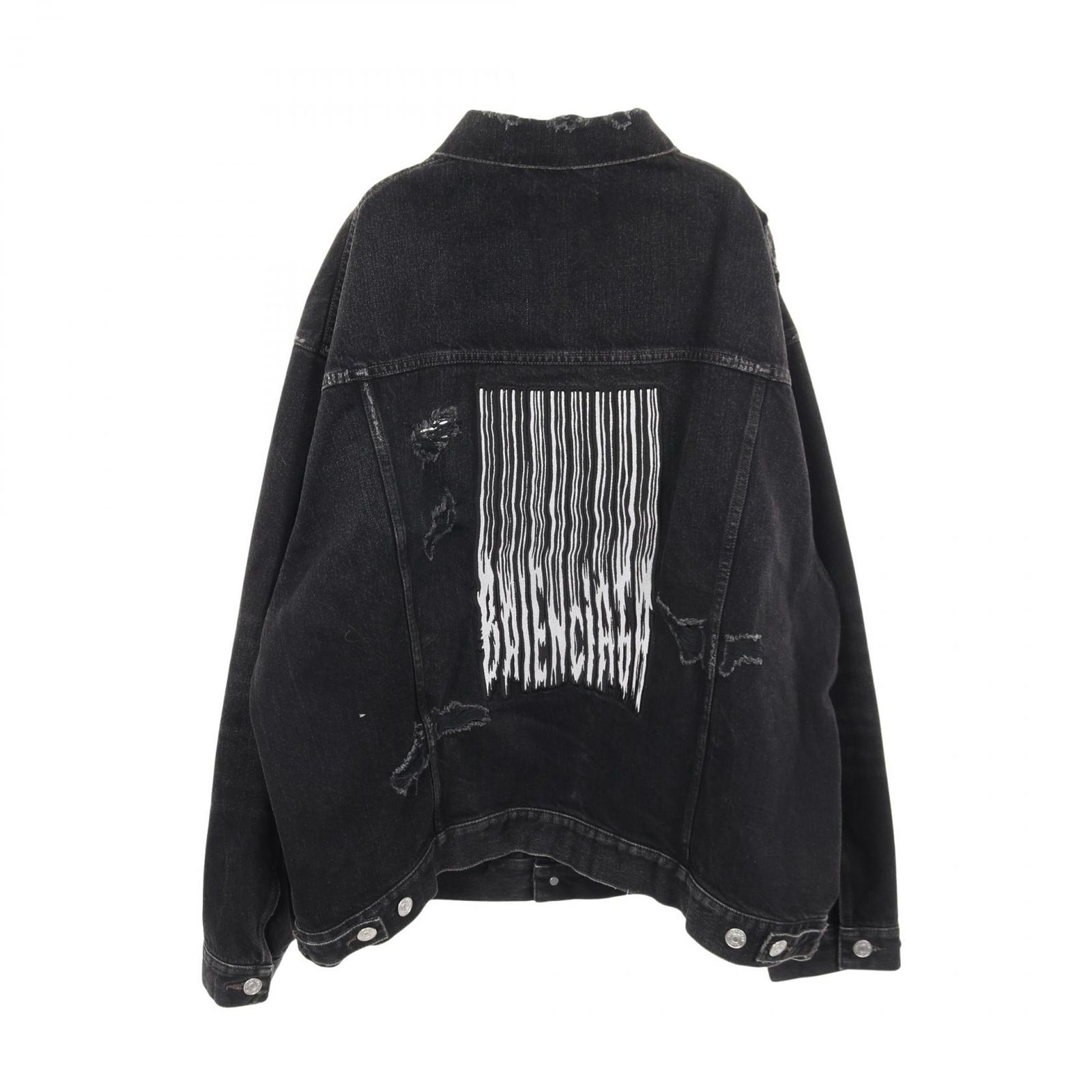 バレンシアガ BALENCIAGA デニムジャケット BARCODE LARGE FIT 664329