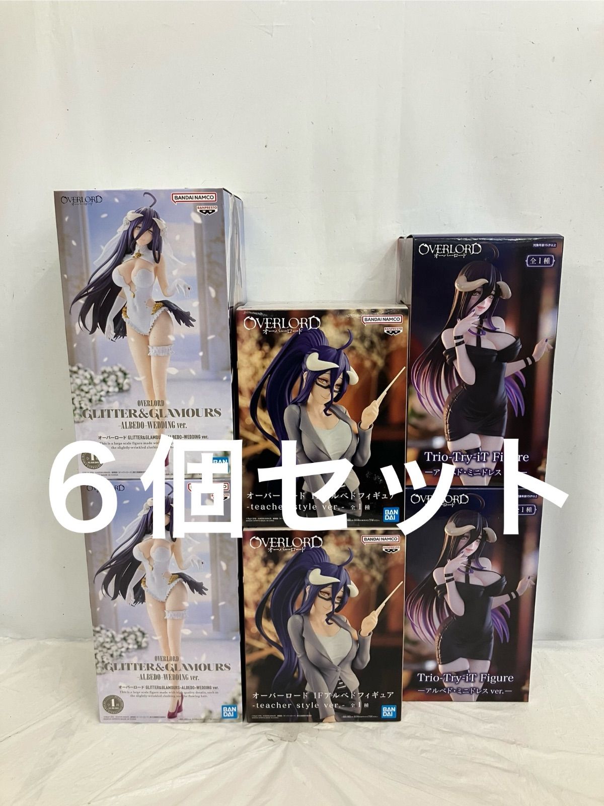 未開封 OVERLORD オーバーロード アルベド フィギュア 6個 LF1519