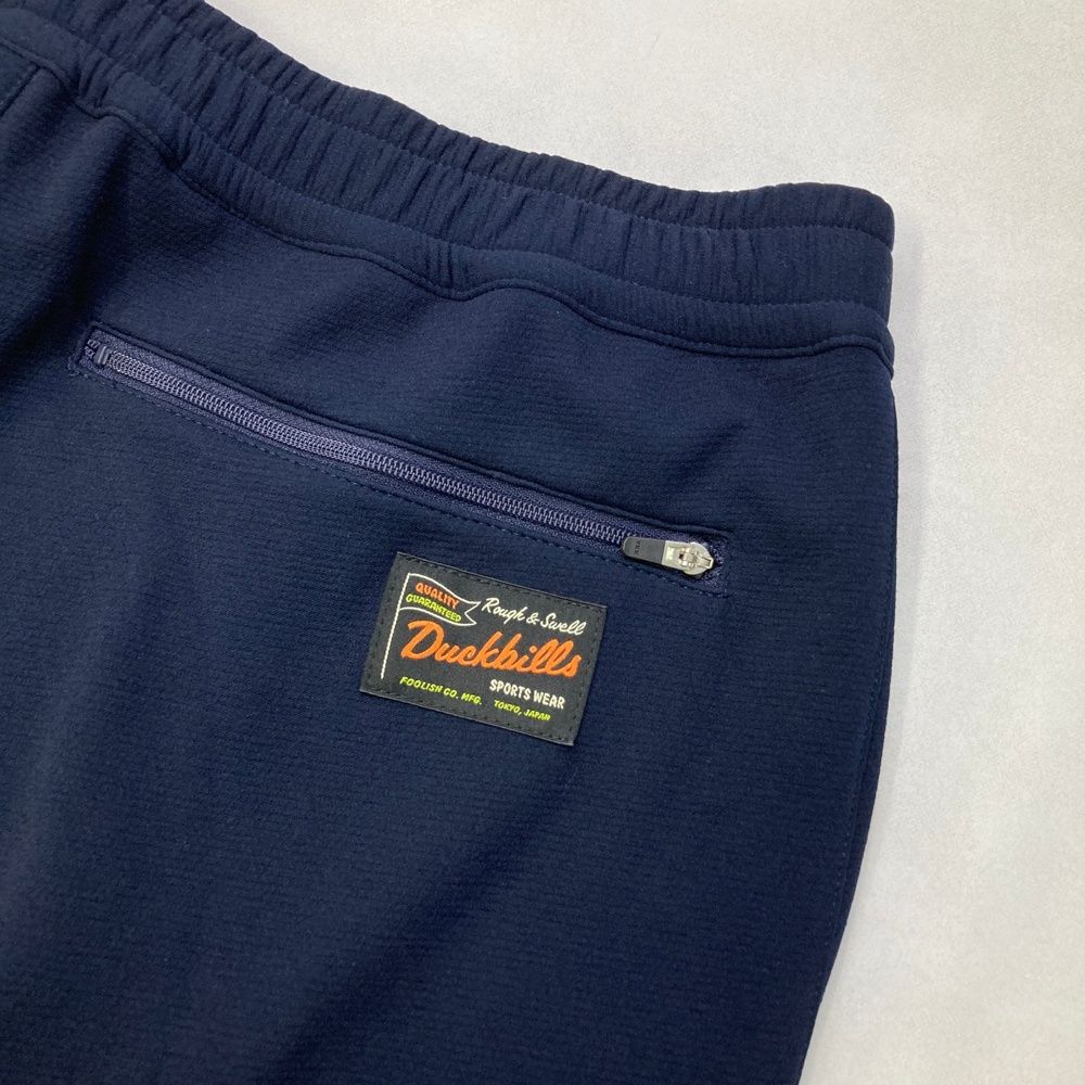 サイズ：M ROUGH&SWELL ラフアンドスウェル ロングパンツ ロゴ刺繍